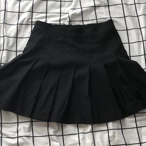 Brandy Melville Black Tennis Skirt